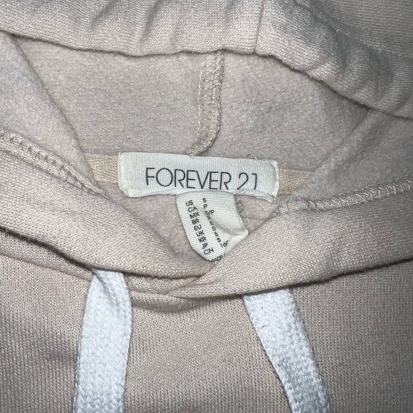 Forever 21 nude pullover hoodie - Picture 2 of 2